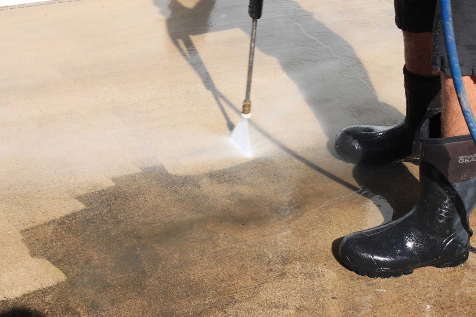 Boom Pressure Washing Rig